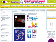 Tablet Screenshot of portuigualdad.info